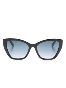 Moschino Eyewear lunettes de soleil à monture papillon - Noir