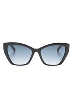 Moschino Eyewear lunettes de soleil à monture papillon - Noir
