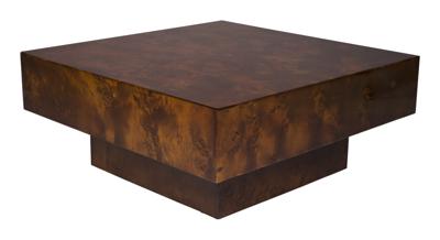 Dutchbone Vierkante Salontafel 'Quinn' 90 x 90cm, kleur Walnoot