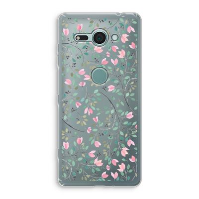 Sierlijke bloemen: Sony Xperia XZ2 Compact Transparant Hoesje