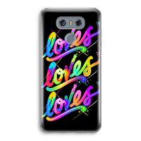 Loves: LG G6 Transparant Hoesje Loves: LG G6 Transparant Hoesje
