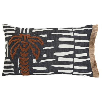 Kussen Home ESPRIT Tropisch Palmboom 50 x 15 x 30 cm
