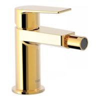 Bidetkraan Tres Project | Opbouw | Mengkraan | 1-hendel | Rond | 24k Goud glans