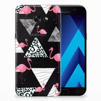 Samsung Galaxy A5 2017 | TPU Hoesje | Flamingo Triangle