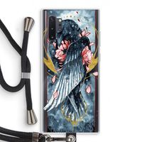 Golden Raven: Samsung Galaxy Note 10 Plus Transparant Hoesje met koord