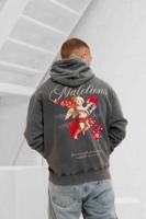 Malelions Angel Hoodie Heren Grijs - Maat XXL - Kleur: Grijs | Soccerfanshop