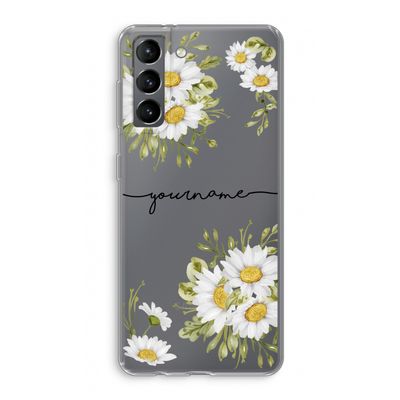 Daisies: Samsung Galaxy S21 Transparant Hoesje
