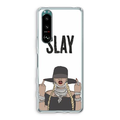 Slay All Day: Sony Xperia 5 III Transparant Hoesje