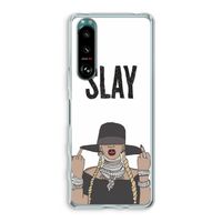 Slay All Day: Sony Xperia 5 III Transparant Hoesje