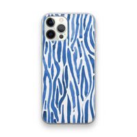 Blauwe nerven: iPhone 12 Pro Transparant Hoesje