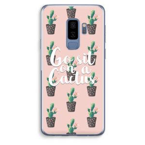 Cactus quote: Samsung Galaxy S9 Plus Transparant Hoesje