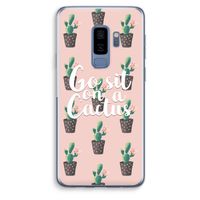 Cactus quote: Samsung Galaxy S9 Plus Transparant Hoesje