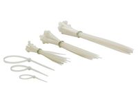 Set met nylon kabelbinders verschillende afmetingen wit (75 st.) - Velleman - thumbnail