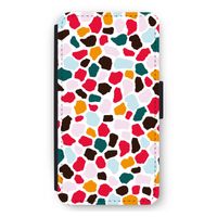 Colored Giraffe: iPhone 12 mini Flip Hoesje