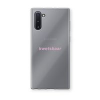 kwetsbaar: Samsung Galaxy Note 10 Transparant Hoesje