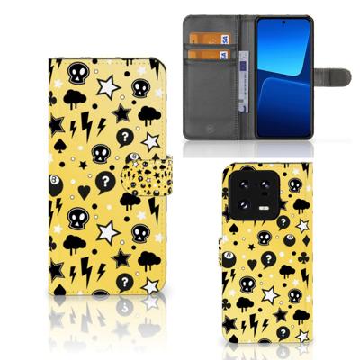Telefoonhoesje met Naam Xiaomi 13 Pro Punk Geel Telefoonhoesje met Naam Xiaomi 13 Pro Punk Geel