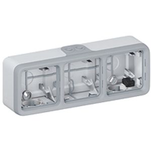 Legrand BTicino Plexo IP55 opbouwbak inbouwschakelmateriaal kunststof, grijs, samenstelling