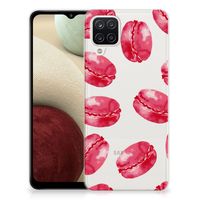 Samsung Galaxy A12 Siliconen Case Pink Macarons