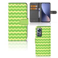 Xiaomi 12 | 12X | Telefoon Hoesje | Waves Green