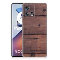 Motorola Edge 30 Fusion | Bumper Hoesje | Old Wood