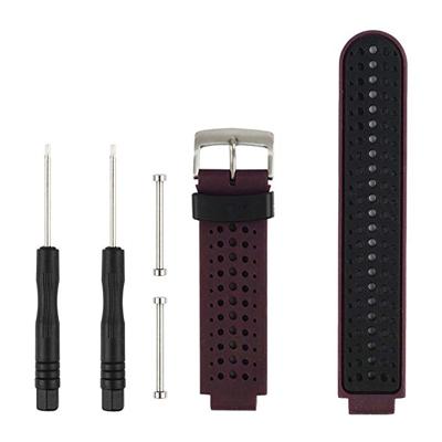 Tweekleurige siliconen sport polsband voor Garmin Forerunner 230/235/620/630/735XT (paars)