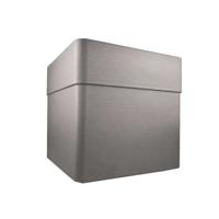 Fioriera quadrata 40 cm - EDA - CAREL - 26 L - Con ruote - Uso esterno o interno - 39 x 39 x H.39 cm - Tortora