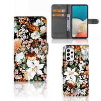 Hoesje voor Samsung Galaxy A53 Dark Flowers - thumbnail