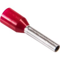 Eindaderhulzen geisoleerd 1,0mm 14.0/8.0 mm rood 500 stuks