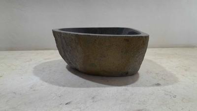 Flusstein waschbecken RS230603, 34x31x15 cm