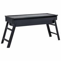 vidaXL Campingbarbecue draagbaar 60x22,5x33 cm roestvrij staal