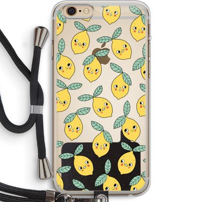 Citroenen: iPhone 6 PLUS / 6S PLUS Transparant Hoesje met koord