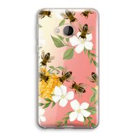 No flowers without bees: HTC U Play Transparant Hoesje