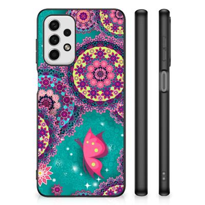 Samsung Galaxy A23 Leuk Telefoonhoesje Cirkels en Vlinders