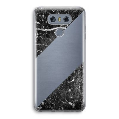 Zwart marmer: LG G6 Transparant Hoesje