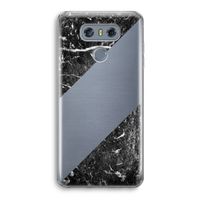 Zwart marmer: LG G6 Transparant Hoesje