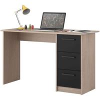 Parisot Right Office 3 laden - Brooklyn Chene Decor - L 121.4 X D 55 x H 74,5 cm - Essentieel