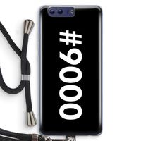 #9000: Honor 9 Transparant Hoesje met koord