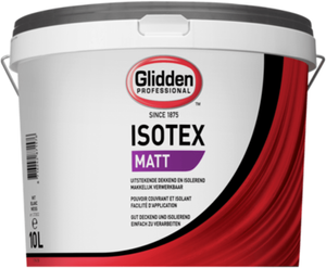 glidden isotex matt lichte kleur 10 ltr