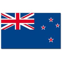 Gevelvlag/vlaggenmast vlag Nieuw Zeeland 90 x 150 cm   -