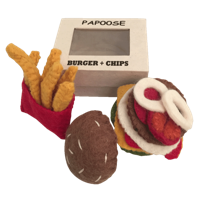 Papoose Toys Papoose Toys Burger and Chips - thumbnail