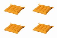 Kussen Toscane 46x46 Panama goudgeel (4 stuks) Madison - Madison