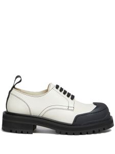 Marni derbies Dada Army en cuir - Blanc