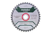 Metabo Cirkelzaagblad "Precision Cut" HW/CT Ø 216 mm, 40 WZ 5° - 628060000