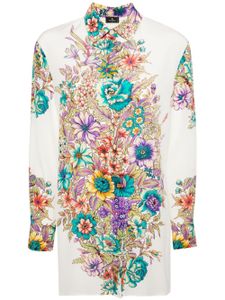 ETRO chemise en soie à fleurs - Tons neutres