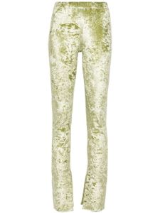 Nanushka pantalon en velours - Vert