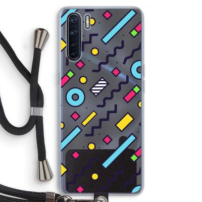 8-bit N°8: Oppo A91 Transparant Hoesje met koord