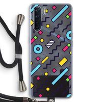 8-bit N°8: Oppo A91 Transparant Hoesje met koord