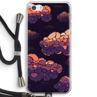 Patroon Wolken: iPhone 5 / 5S / SE Transparant Hoesje met koord