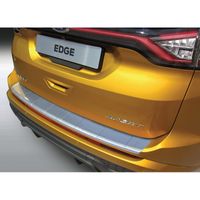 Bumper beschermer passend voor Ford Edge 6/2016- 'Ribbed' Zilver GRRBP965S