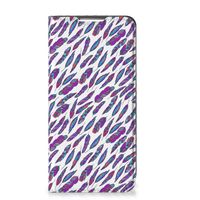 Samsung Galaxy S22 Plus Hoesje met Magneet Feathers Color - thumbnail